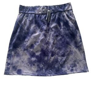 Hilary Radley Ladies' Pull-on Skirt w Pockets Drawstring Periwinkle Size Small